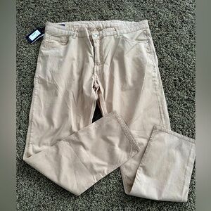 PETER MILLAR Mens Wayfare Five Pocket Golf Pants 40 x 32 Khaki